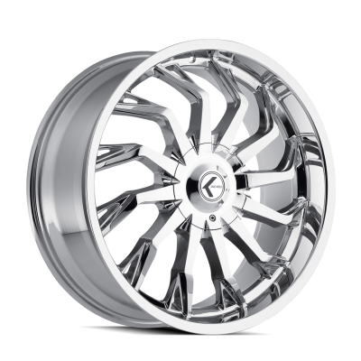 Kraze Wheels - Kraze Wheels KR194 Cosmos 18x8 5x120 40mm Gloss Black/Machined KR194-8812BM40