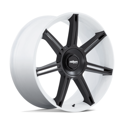 Rotiform - Rotiform Wheels FRA 22x10 5x130 56mm Gloss White/Matte Black R908221063+56