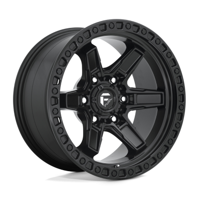 Fuel 1PC - Fuel Off Road D697 KICKER 17x9 5x5.0 1mm Matte Black D69717907550