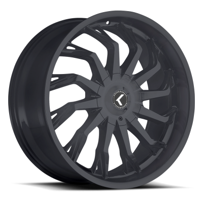 Kraze Wheels - Kraze Wheels KR194 Cosmos 18x8 5x115 40mm Gloss Black KR194-8864GB40
