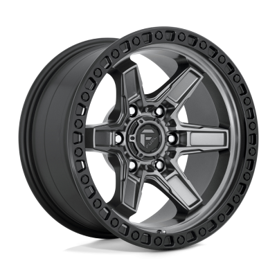 Fuel 1PC - Fuel Off Road D698 KICKER 17x9 5x150 1mm Matte Gunmetal/Black D69817905650