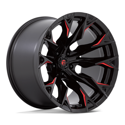 Fuel 1PC - Fuel Off Road D823 FLAME 20x12 5x5.0 -44mm Gloss Black/Candy Red D82320207547