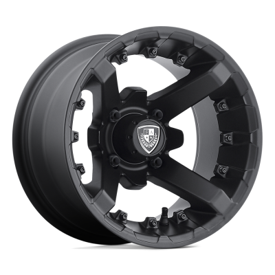 Fairway Alloys - Fairway Alloys FA-138-M FA138 BATTLE 12x7 4x4.0 -47mm Matte Black