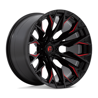 Fuel 1PC - Fuel Off Road D823 FLAME 22x12 6x135 -44mm Gloss Black/Candy Red D82322208947