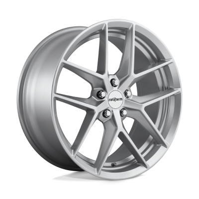 Rotiform - Rotiform Wheels R1331885F8+45 R133 FLG 18x8.5 5x112 45mm Gloss Silver