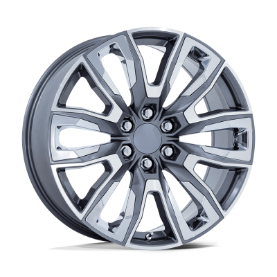 Performance Replicas - Performance Replicas PR225 24x10 6x5.5 31mm Gunmetal/Machined PR225AP24106131