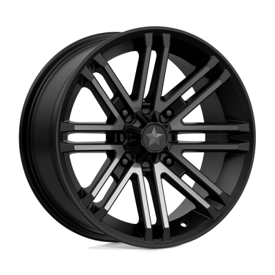 MSA Offroad Wheels - MSA Wheels M40 ROGUE 16x7 4x137 10mm Satin Black/Titanium M40-06737