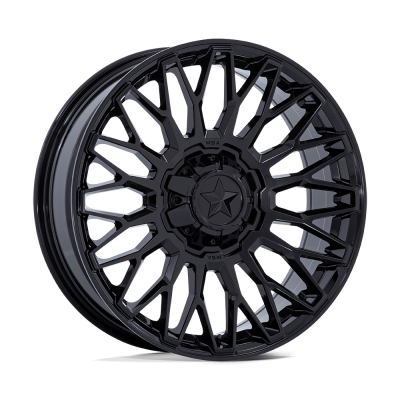 MSA Offroad Wheels - MSA Wheels MA050BX15704A10 M50 CLUBBER 15x7 4x137/156 10mm Gloss Black