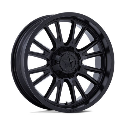 MSA Offroad Wheels - MSA Wheels M51 THUNDERLIPS 20x7 4x137/156 0mm Matte Black MA051MX20704A00