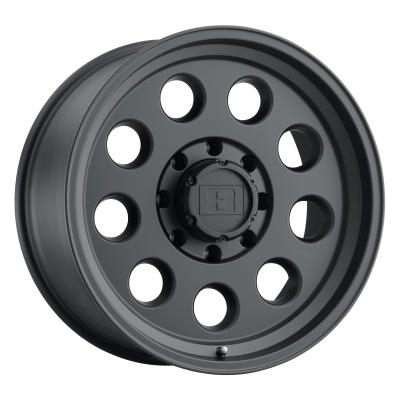 Level 8 - Level 8 Wheels HAULER 15x8 5x5.0 -30mm Matte Black 1580HLR-05127M71