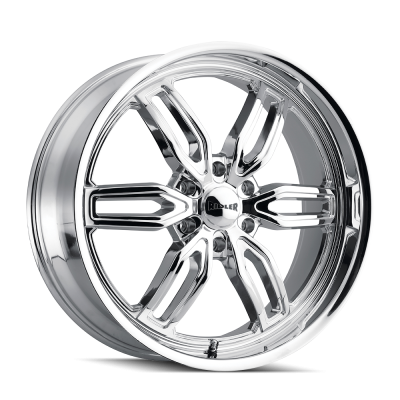 Ridler Wheels - Ridler Wheels 609 Series 22x9.5 6x5.5 18mm Chrome 609-22983C18