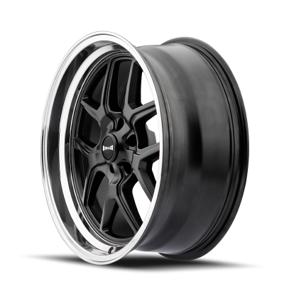 Ridler Wheels - Ridler Wheels 610 Series 17x8 5x5.0 0mm Matte Black/Polished 610-7873MB