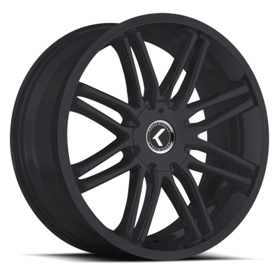 Kraze Wheels - Kraze Wheels KR143 Epic 24x9.5 5x5.0/5.5 18mm Satin Black KR143-24952B18