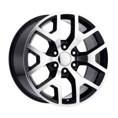Performance Replicas - Performance Replicas PR169 22x9 6x5.5 28mm Gloss Black/Machined 169BM-2295828