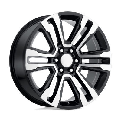 Performance Replicas - Performance Replicas PR182 20x9 6x5.5 24mm Gloss Black/Machined 182BM-295824