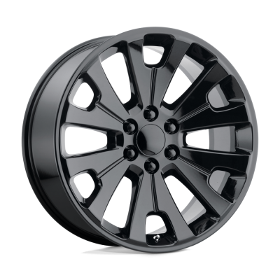 Performance Replicas - Performance Replicas PR190 22x9 6x5.5 24mm Gloss Black 190GB-2295824