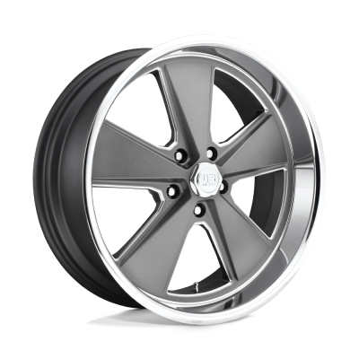US Mag 1PC - US Mag Wheels U120 ROADSTER 18x8 5x5.0 1mm Matte Gunmetal/Machined U12018807345