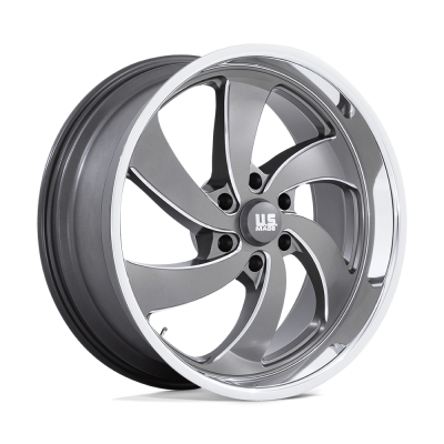 US Mag 1PC - US Mag Wheels U133 DESPERADO 22x10 6x5.5 25mm Anthracite/Milled U133220077+25L