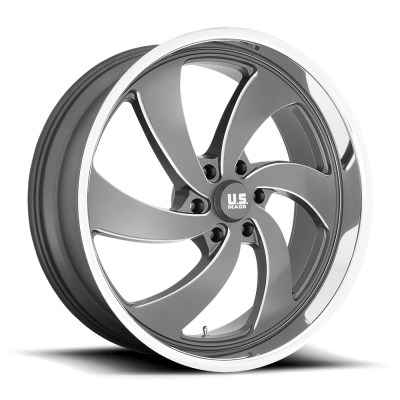 US Mag 1PC - US Mag Wheels U133 DESPERADO 24x10 6x135 25mm Anthracite/Milled U133240089+25R