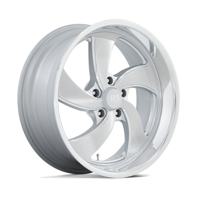 US Mag 1PC - US Mag Wheels U134 DESPERADO 20x8 5x5.0 1mm Silver/Brushed U134208073+01L