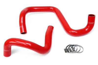HPS Performance - HPS 57-1285R-RED Red Radiator Hose Kit for 12-17 Jeep Wrangler JK 3.6L