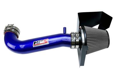 HPS Performance - HPS 827-600BL Blue Air Intake Kit for 11-17 Charger/Challenger/300C 5.7L
