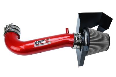 HPS Performance - HPS 827-600R Red Air Intake Kit for 11-17 Charger/Challenger & 300C 5.7L