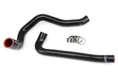 HPS Performance - HPS 57-1299-BLK Black Radiator Hose Kit for 97-02 Jeep Wrangler 2.5L
