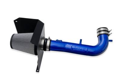 HPS Performance - HPS 827-603BL Blue Air Intake Kit for 14-18 GM Trucks/SUV's 5.3L
