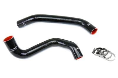 HPS Performance - HPS 57-1305-BLK Black Radiator Hose Kit for 10-15 Chevy Camaro 3.6L V6