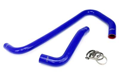 HPS Performance - HPS 57-1307-BLUE Silicone Replace OEM Rubber Radiator Coolant Hoses