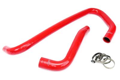 HPS Performance - HPS 57-1307 Red Silicone Replace OEM Rubber Radiator Coolant Hoses