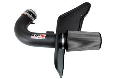 HPS Performance - HPS 827-607WB Black Air Intake Kit for 10-15 Chevy Camaro SS 6.2L V8