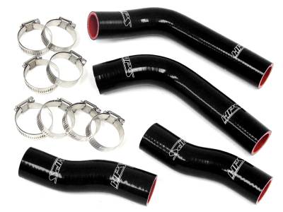 HPS Performance - HPS 57-1315-BLK Black Radiator Hose Kit for 90-99 Toyota MR2 3SGTE Turbo