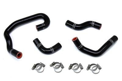 HPS Performance - HPS 57-1323H-BLK Black Heater Coolant Hose Kit for 93-95 Toyota 4Runner 3.0L V6