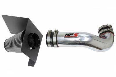 HPS Performance - HPS 827-622P Polished Air Intake Kit for 07-08 GM Trucks & SUV's 4.8L-6.2L