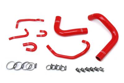 HPS Performance - HPS 57-1323R Red Red Radiator Hose Kit for 89-95 Toyota 4Runner 3.0L V6
