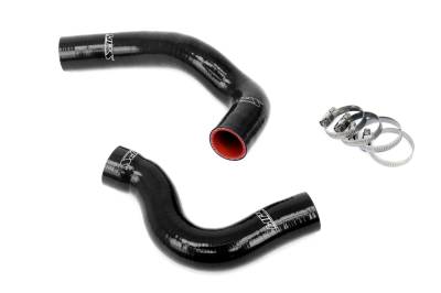 HPS Performance - HPS 57-2029-BLK Black Radiator Coolant Hose Kit for Var. 86-93 Mercedes 2.6/3.0