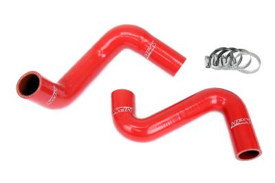 HPS Performance - HPS 57-1992 Red Red Radiator Coolant Hose Kit Nissan 240SX S13 S14 S15 LS Swap