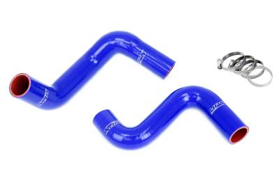 HPS Performance - HPS 57-2057-BLUE Blue Radiator Coolant Hose Kit for Nissan 240SX w/LS Swap