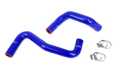 HPS Performance - HPS 57-2058-BLUE Blue Radiator Coolant Hose Kit for Nissan 240SX w/LS Swap