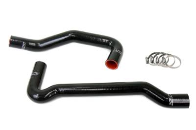 HPS Performance - HPS 57-1988-BLK Black Radiator Coolant Hose Kit for Nissan 240SX S13 S14 S15 2JZ