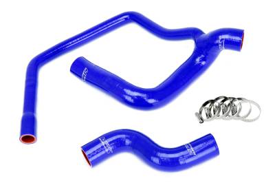 HPS Performance - HPS 57-2032-BLUE Blue Radiator Coolant Hose Kit 86-87 300SDL 90-91 350SD 350SDL