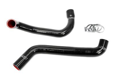 HPS Performance - HPS 57-2038-BLK Black Radiator Coolant Hose Kit for 90-98 Mercedes-Benz