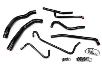 HPS Performance - HPS 57-1330-BLK Black Radiator/Heater Coolant Hose Kit for 11-14 Ford Mustang