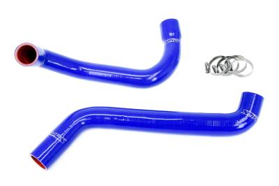 HPS Performance - HPS 57-2038-BLUE Blue Radiator Coolant Hose Kit for 90-93 94-98 Mercedes-Benz