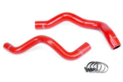 HPS Performance - HPS 57-1332 Red Red Radiator Hose Kit for 94-95 Ford Mustang Base V6 3.8L