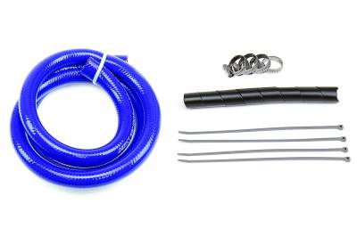 HPS Performance - HPS 57-1335-BLUE Blue Heater Coolant Hose Kit for 91-01 Jeep Cherokee XJ 4.0L