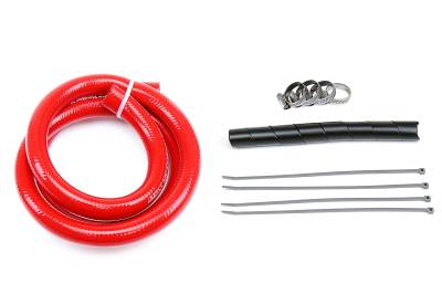 HPS Performance - HPS 57-1335 Red Red Heater Coolant Hose Kit for 91-01 Jeep Cherokee XJ 4.0L
