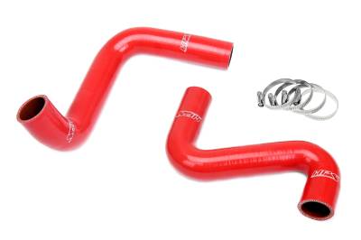 HPS Performance - HPS 57-2060 Red Red Radiator Coolant Hose Kit for Nissan 240SX w/LS Swap